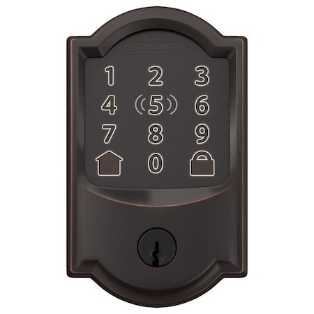 Schlage WIFI DEADBOLT W/CAM AB BE499WBVCAM716